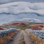 Coud over Sliabh Eilbhe - Painting