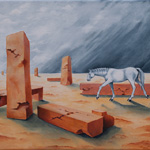 Wandering Horse - Painting