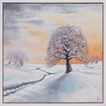Winter Twilight - Painting